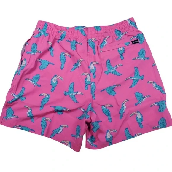 Chubbies Men’s Swim Trunks, Size Medium “Toucan Do It” Style - Picture 2 of 7